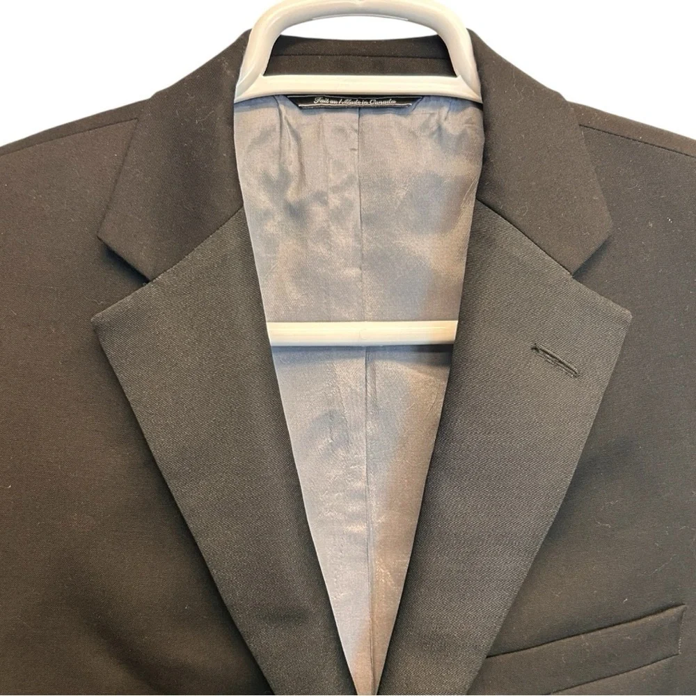 Vera Wang Nestor Tux CT Jacket 100% Wool Tuxedo Blazer Jacket Men's Size 42R